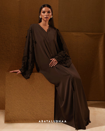 Daphne Abaya in Dark Brown