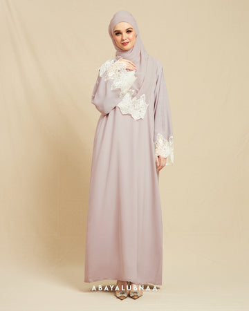 Aishah Abaya in Lilac Purple