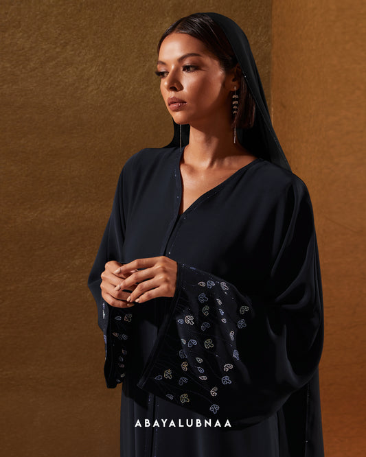 Amara Abaya in Navy Blue