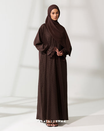 Ashley Abaya in Reddish Brown