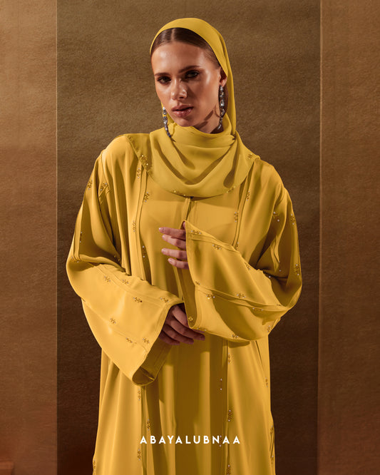 Bella Abaya in Yellow
