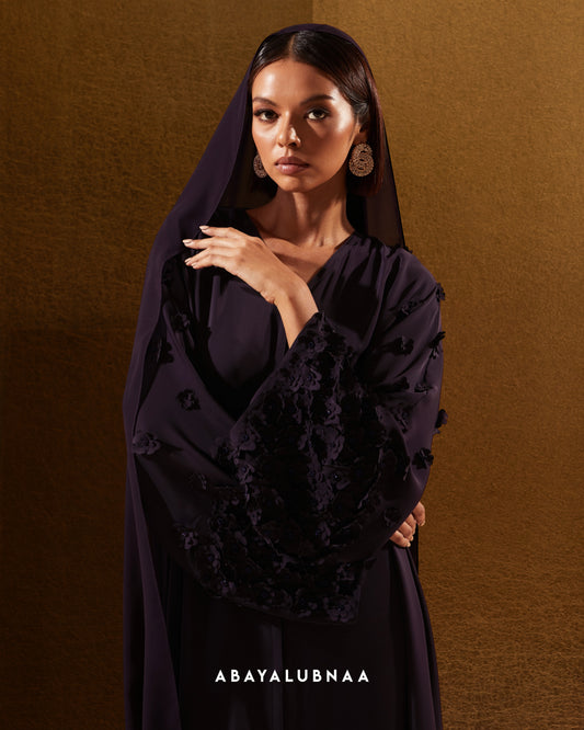 Daphne Abaya in Dark Purple