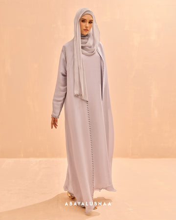 Faiza Abaya in Grey