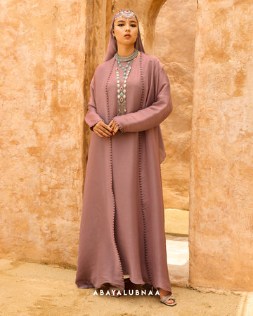 Faiza Abaya in Purple