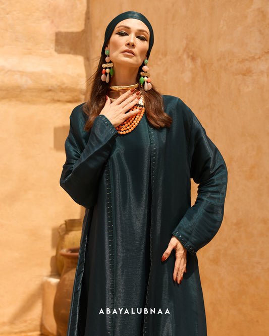 Faiza Abaya in Teal