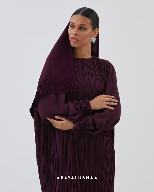 Galbi Abaya in Purple