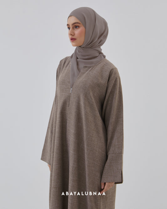 Khadija Abaya in Dark Grey