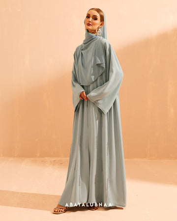 Lumina Abaya in Tiffany Green