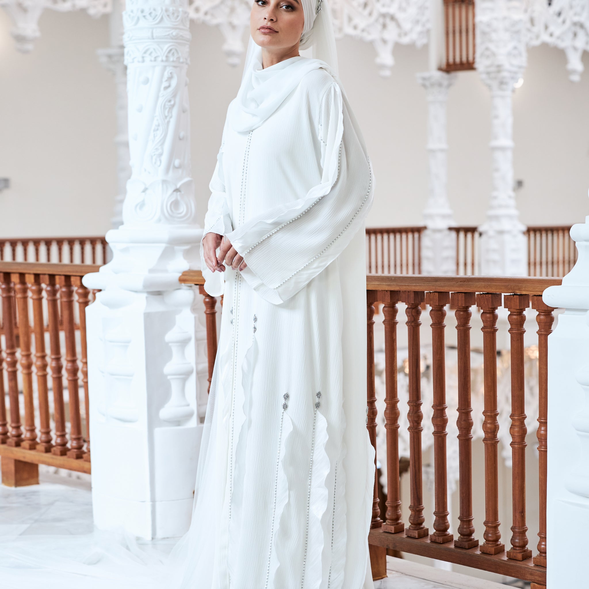 Marlina Abaya in Off White