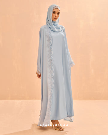 Maysaa Abaya in Skyblue