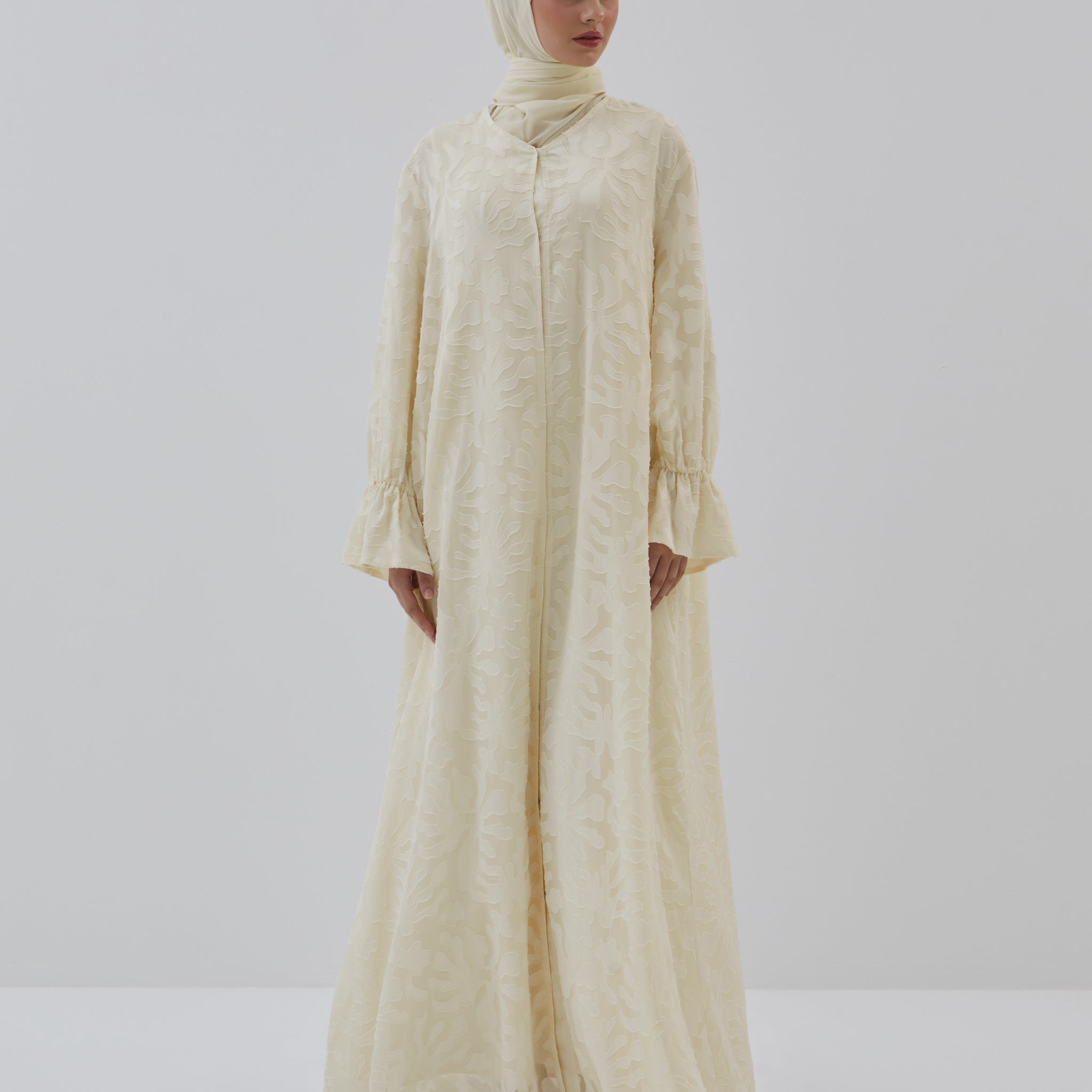 Naema Abaya in Off White