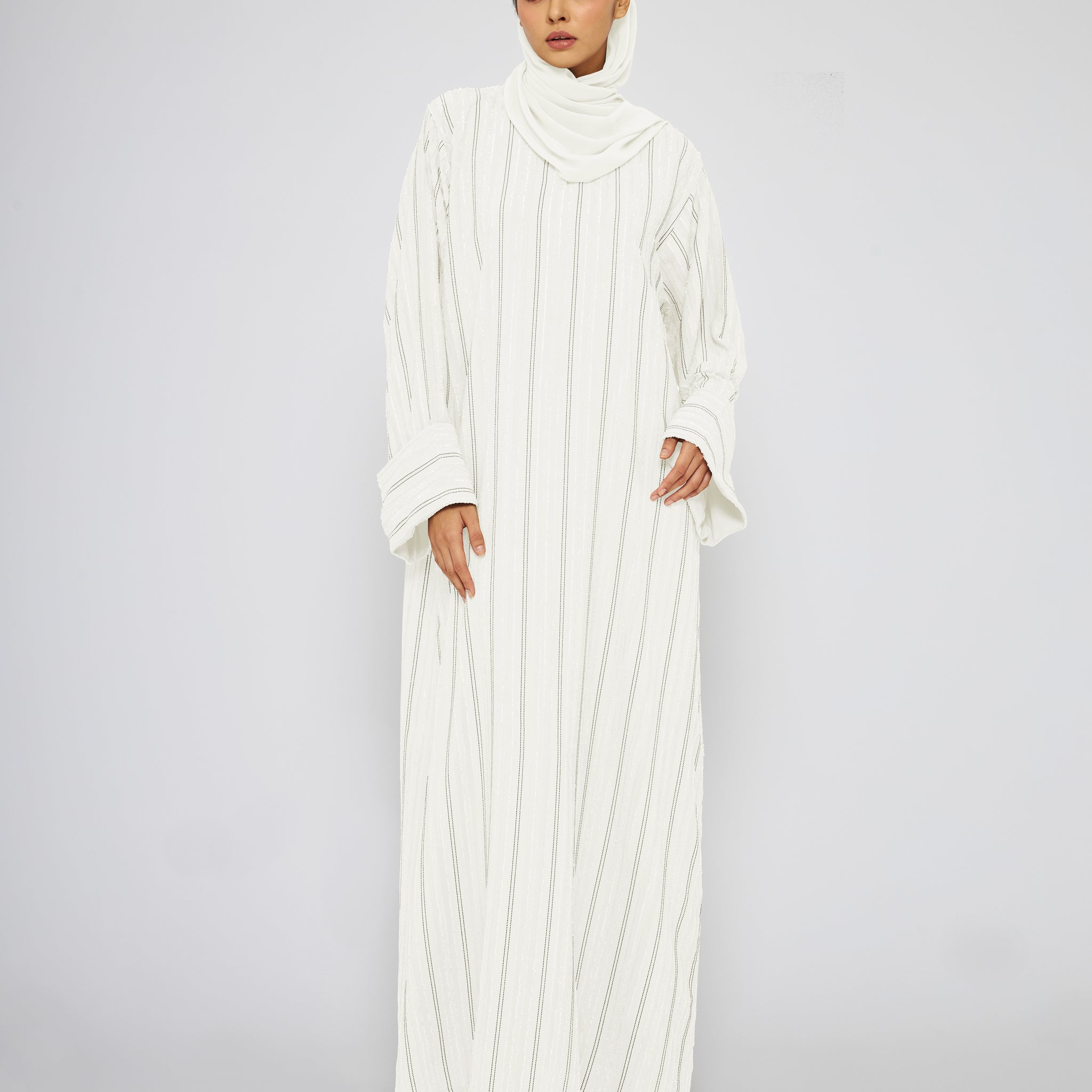 Rahmah Abaya in Off White