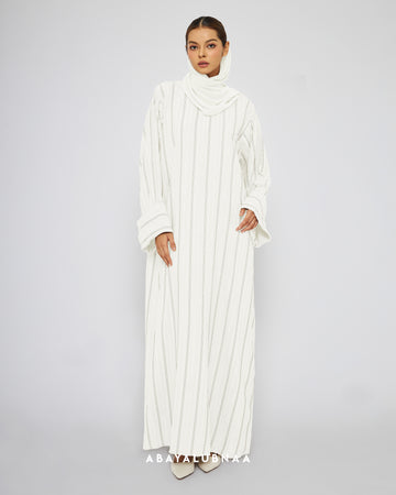 Rahmah Abaya in Off White