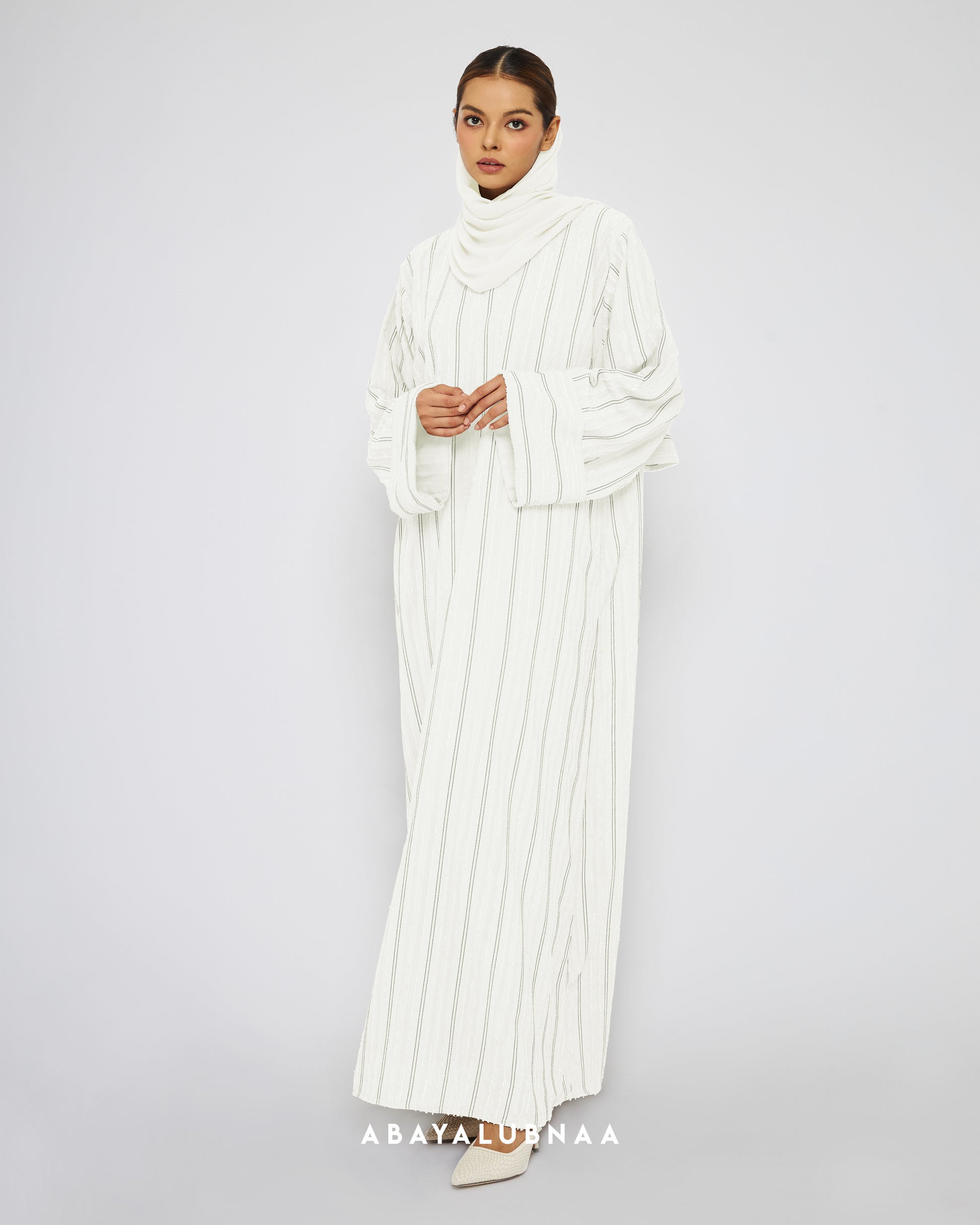 Rahmah Abaya in Off White