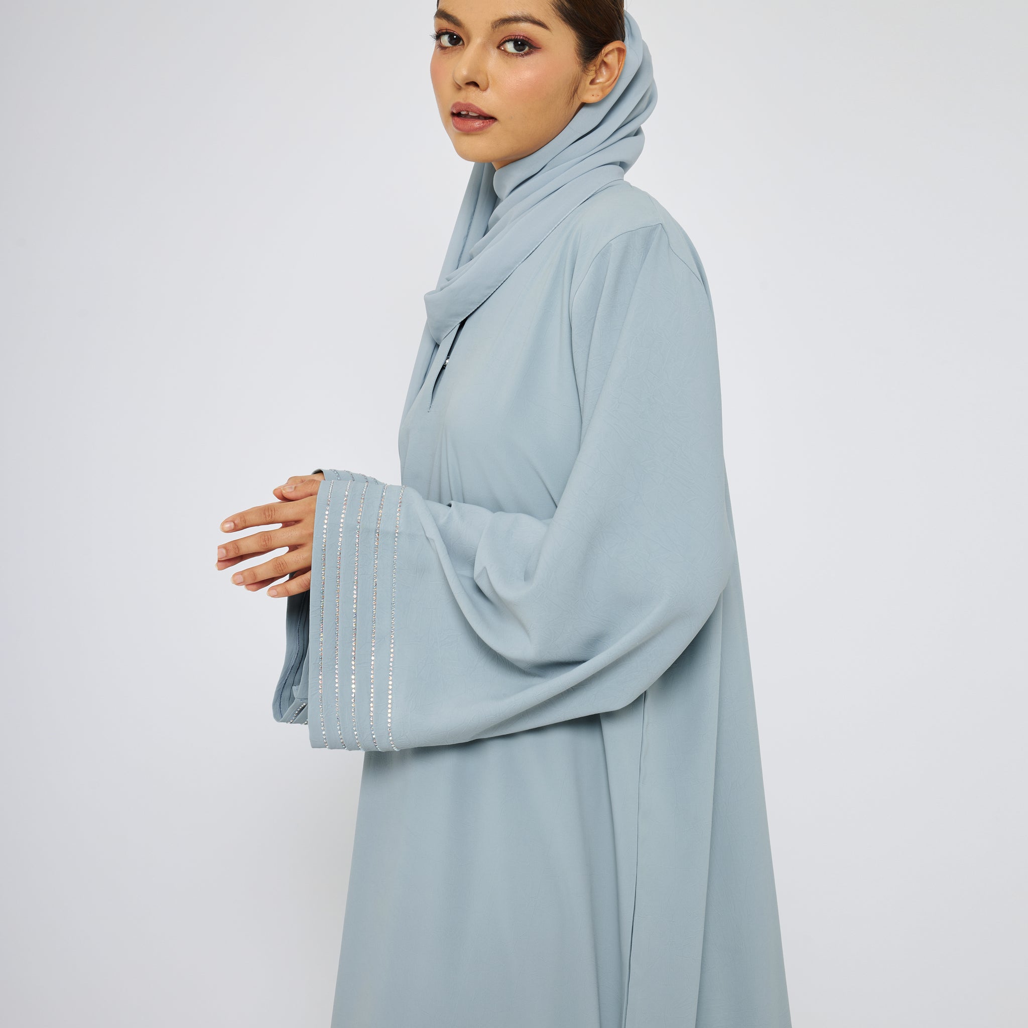 Sandra Abaya in Pastel Blue