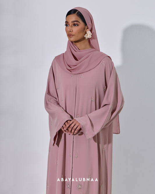 Sarina Abaya in Dusty Pink