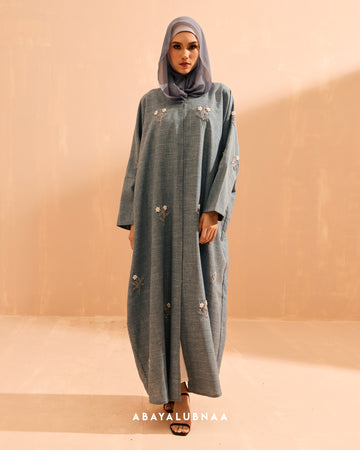 Tiara Abaya in Blue