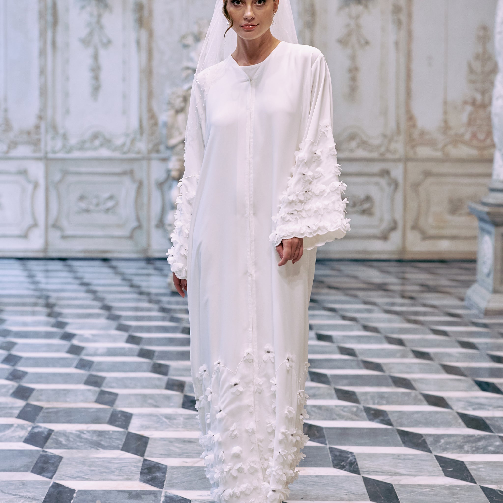 Valerie Abaya in Off White