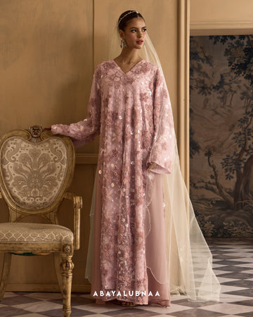 Vera Abaya in Dusty Pink