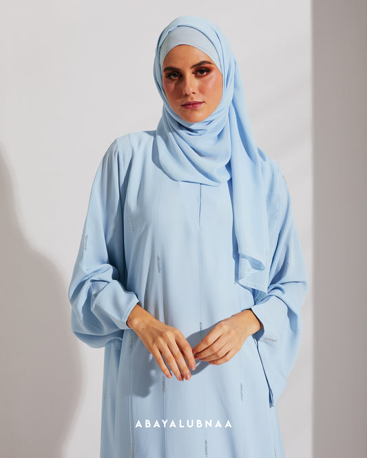 Belle Abaya in Soft Blue