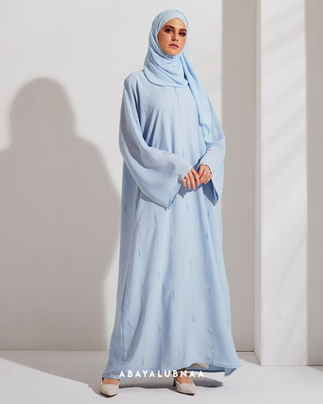 Belle Abaya in Soft Blue