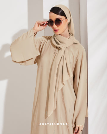 Belle Abaya in Bleached Sand