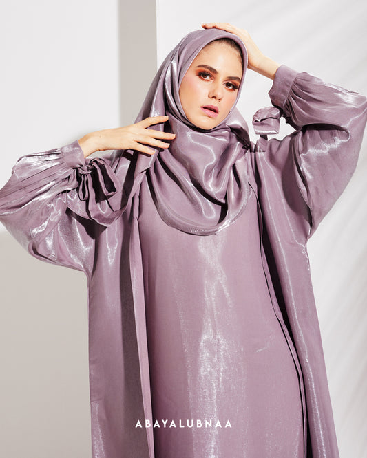 Emily Abaya in Mauve Shadow