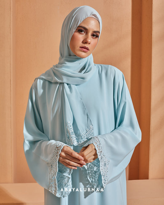 Haawa Abaya in Skyblue