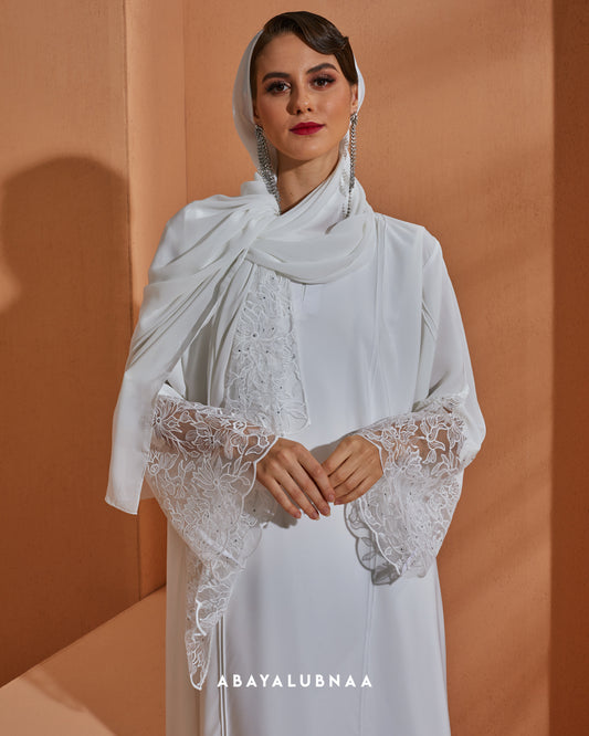 Malikha LUXE Abaya in Off White