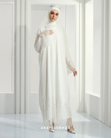 Alyssa Abaya in Off White