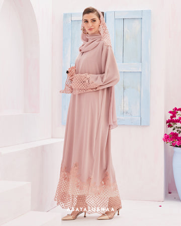 Alyssa Abaya in Soft Pink