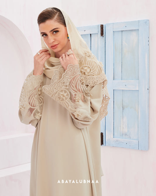 Callie Abaya in Soft Nude