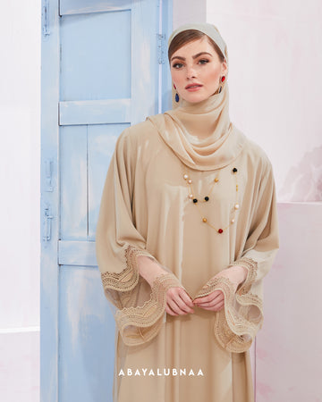 Catherine Abaya in Light Nude