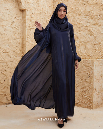 Elsa Abaya in Navy Blue