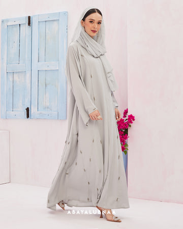 Eva Abaya in Light Gray