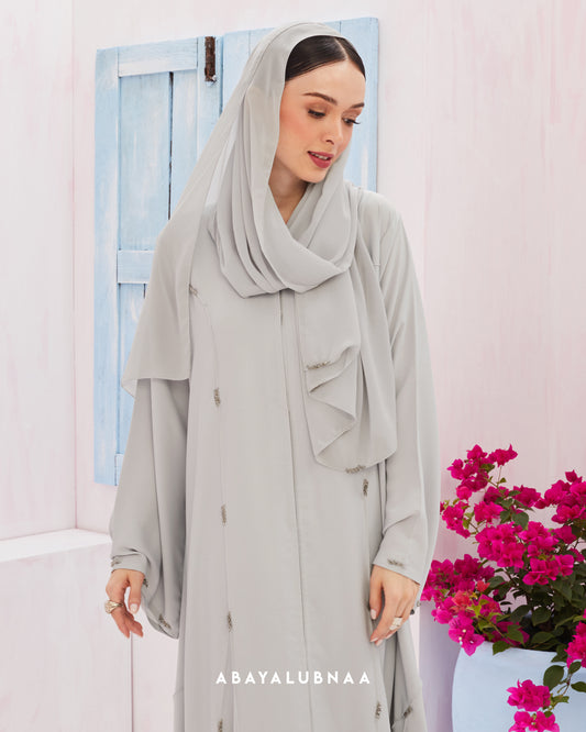 Eva Abaya in Light Gray