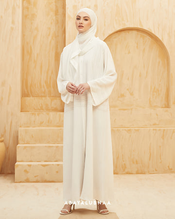 Halima Abaya in Off White