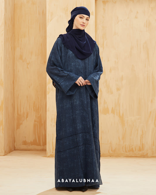 Insyira Abaya in Navy Blue