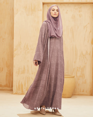 Insyira Abaya in Rosy Brown