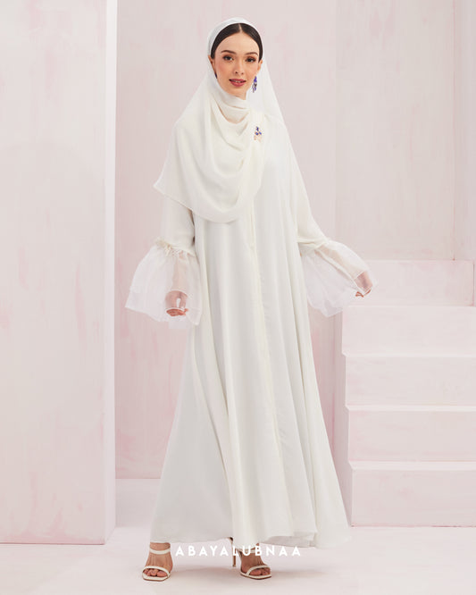 Khloe Abaya in Off White