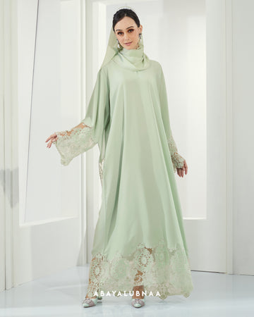 Lateefa Abaya in Honeydew