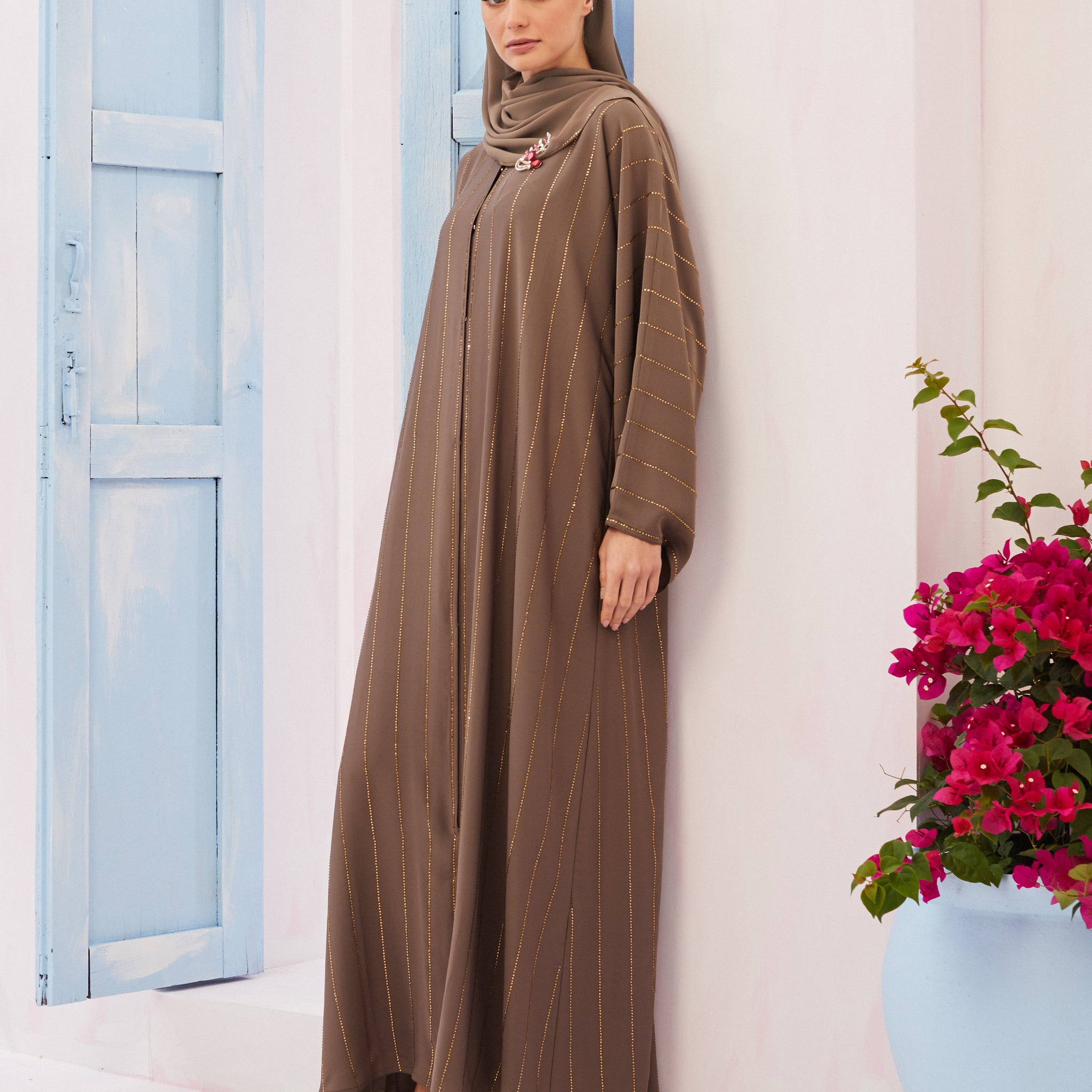 Miranda Abaya in Choco Brown