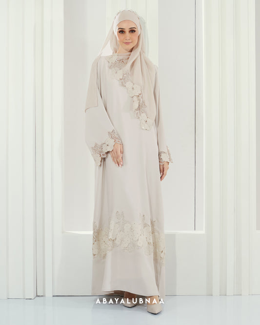 Natalia Abaya in Light Toffee