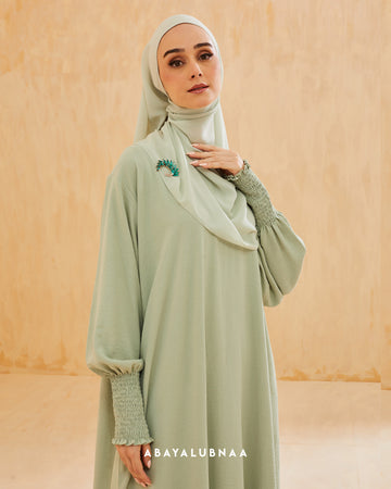 Safa Umrah in Soft Green