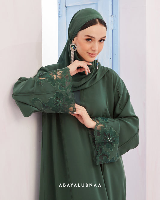 Talia Abaya in Posy Green