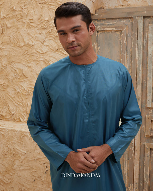Jubah Zayn in Deep Teal