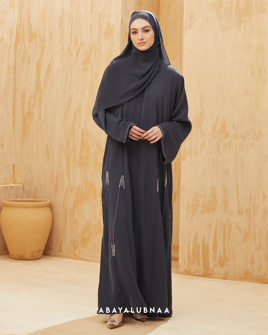 Layla Abaya in Ash Grey