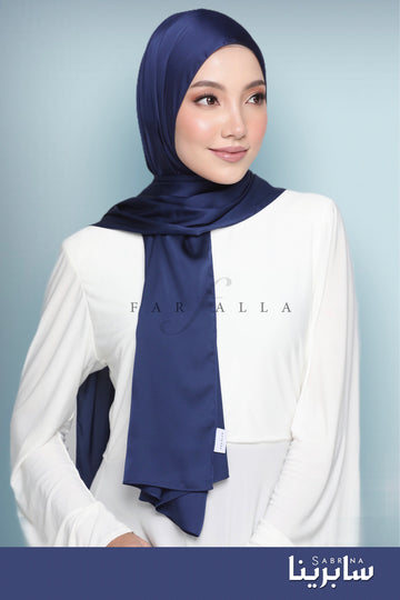 Sebrina Shawl in Navy Blue